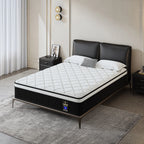 (Twin/Full/Queen/King) 12-Inch Gel Memory Foam Hybrid Mattress — Individual Pocket Coils, Pressure Relief & Motion Isolation, Medium-Firm, CertiPUR-US Certified