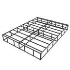 California King 9-Inch Heavy Duty Metal Box Spring by LuxeHome Furniture, featuring a sturdy metal frame for mattress support